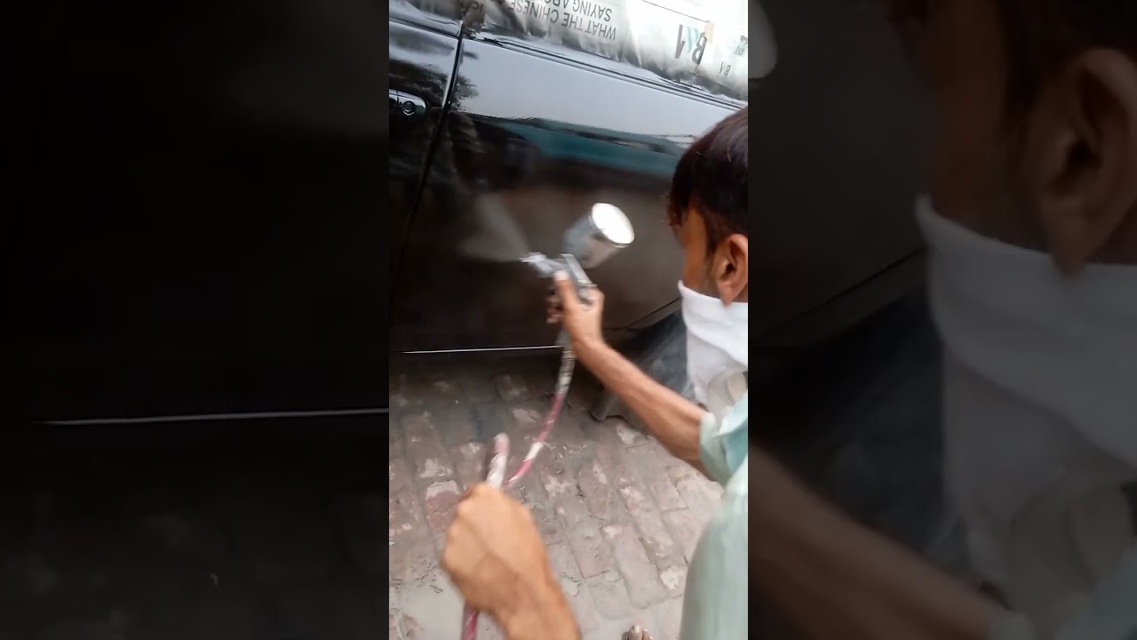 Irfan carpenter YouTube channel 2D Corolla diesel car full paint colourful black paint number 202