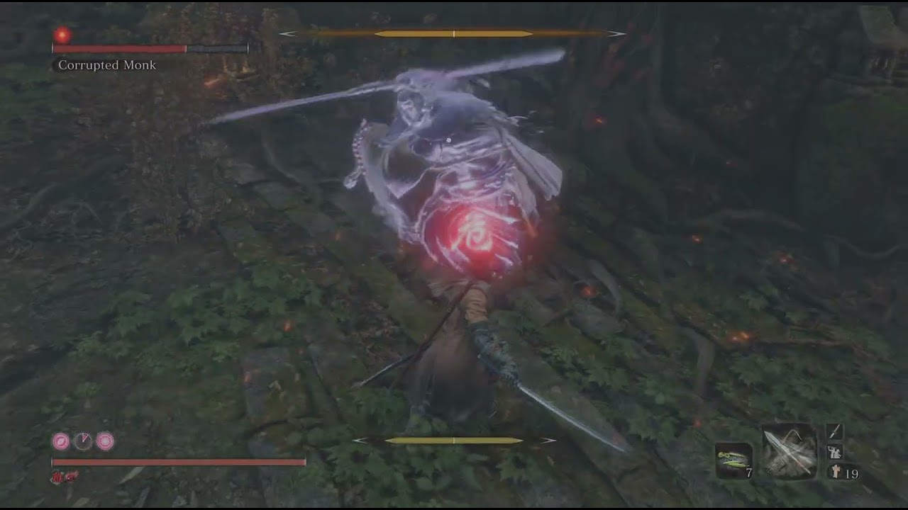 Spectral Monk, almost a no damage fight