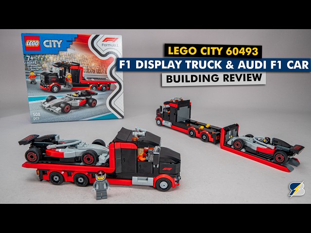 NO　name LEGO City 60493 F1 Display Truck with Audi F1 Race Car Detailed