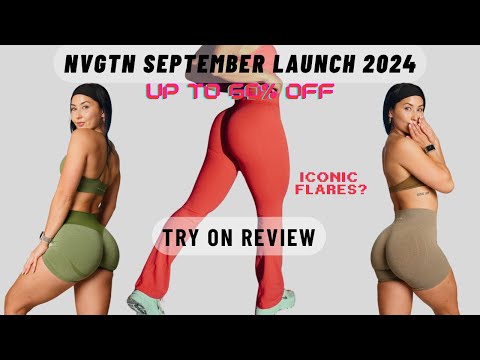 Nvgtn September Launch- Biggest Sale + The Most Flattering Flares?! New Bras? *honest* Try On Review