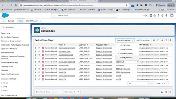 Salesforce Debug Helper (Trace Flag Category)