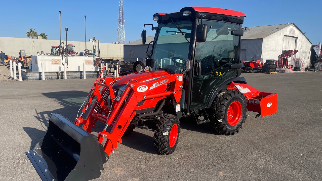 Kioti CX2510 cab tractor YouTube