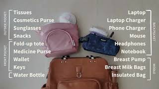 What's In My Work Bag | Essentials for Pumping At The Office!