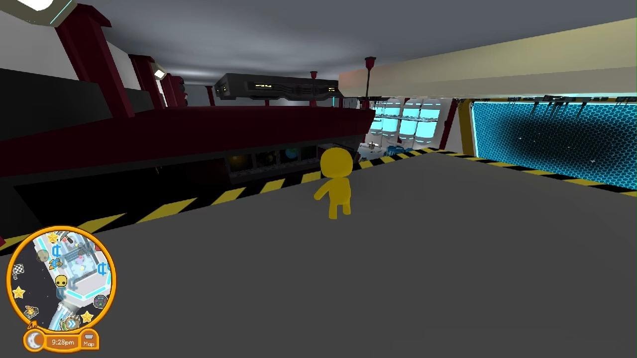 Playing hide in seek in wobbly life space