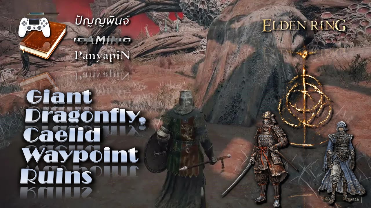 Giant Dragonfly, Caelid Waypoint Ruins Elden Ring YouTube