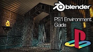 How to Make PS1 Style Environments - Blender Tutorial