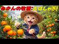 【緊急】子猫ここにゃんが農場で大苦戦！？初めてのみかん収穫で大パニックの結末に涙😭💥🍊🚨