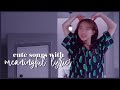bright/cute kpop songs with meaningful lyrics