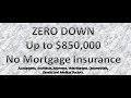 Zero Down Professionals Home Loan- No MI up to $850K