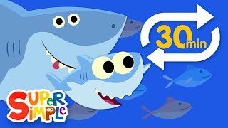 baby shark extended mix 30 mins kids songs super simple songs