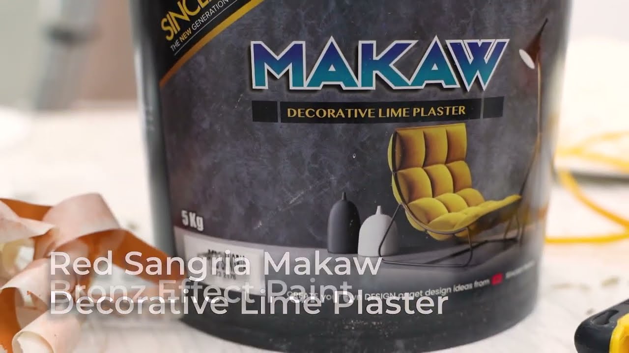 Step-by-Step DIY Crimson Rust Wall Effect with Makaw Decorative Lime Plaster |