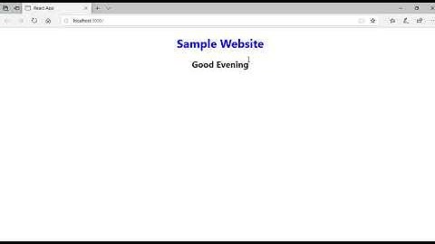 Greeting Website Visitors with Good Morning, Good Afternoon or Good Evening Messages | ReactJS