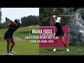 Maria Fassi Golf Swing Driver (DTL & FO), Evian Championship, Evian-les-Bains, July 2019.