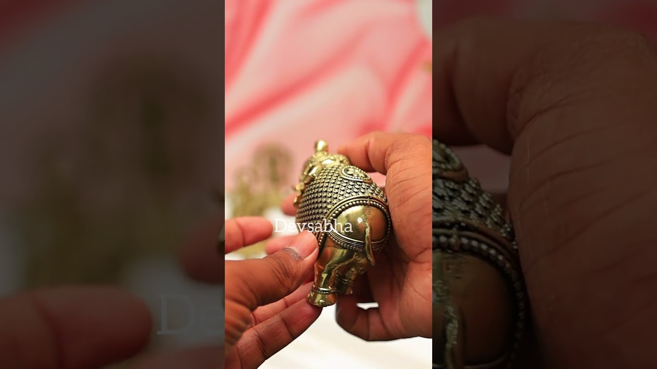 Brass Royal Elephant 3 Inch – A symbol of strength and prosperity. 