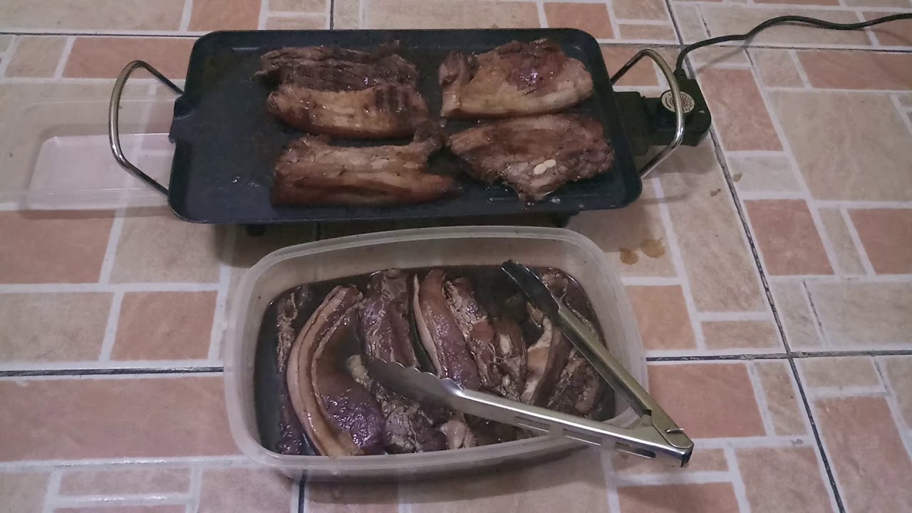 Yummy grill pork chop ������������������ - YouTube