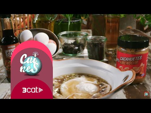 Consomé de vegetals i ou escalfat | Cuines amb Marc Ribas