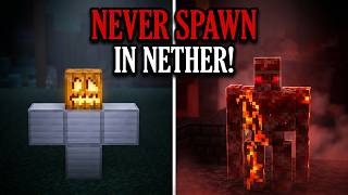 Do Not Spawn Iron Golems In Nether!