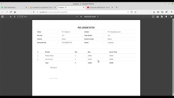Part 30 : tutorial sistem inventory dengan laravel 5 8, Export PO Pdf