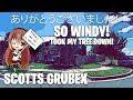 FREAKIN TREE FELL! ~ Mowing the back at level 3 ~ Applying SCOTTS GRUBEX ~