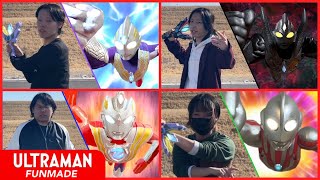 【コラボ】ウルトラマントリガー＆トリガーダーク＆Z＆リブットに変身してみた！