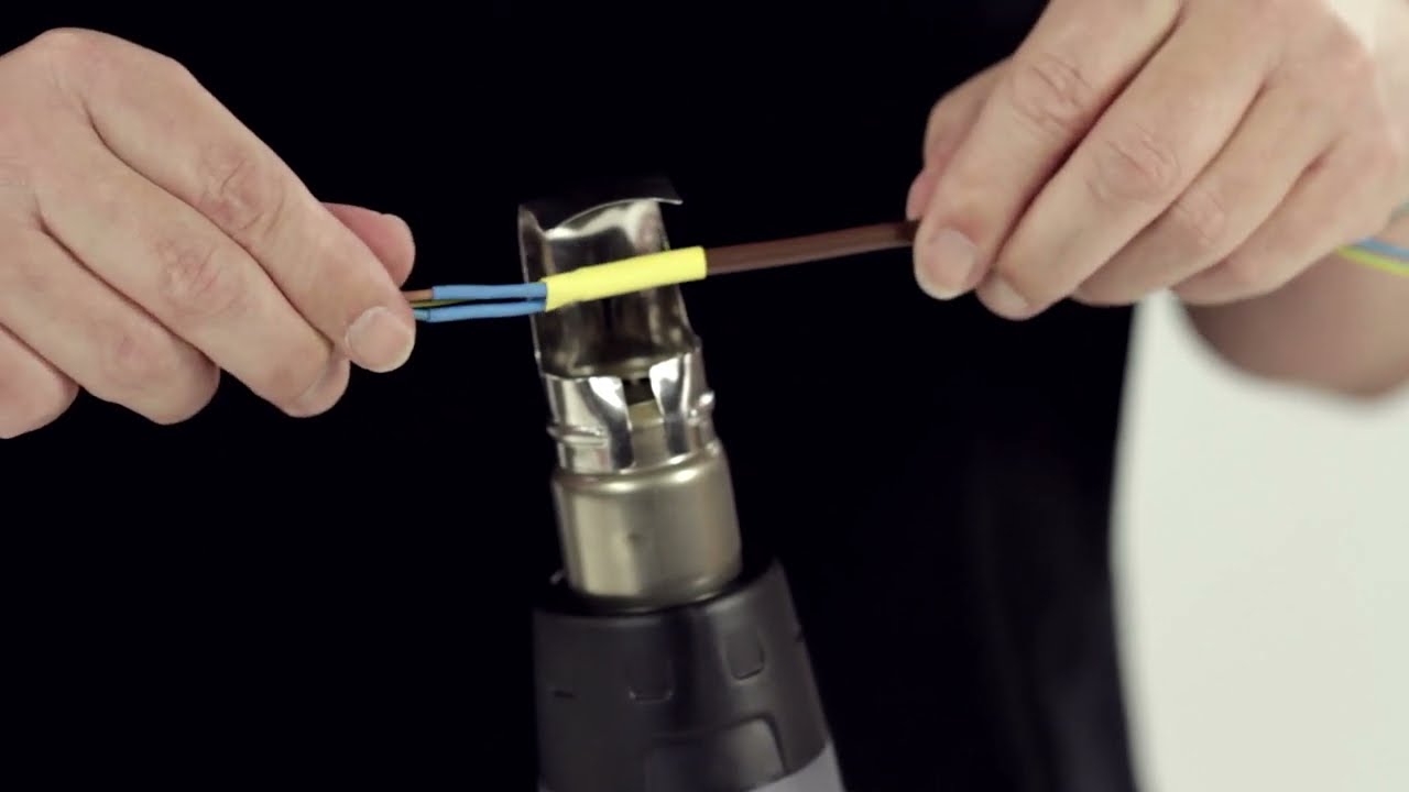 Vejledning - Krympning af kabler med krympeslanger / Varmluftpistol HG 2320 E