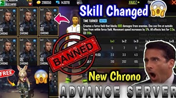 New Chrono character | Chrono ka  Ability change 😱 | New Pet | OB30 update | Advance servercr