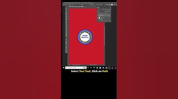 Text On Path || Create Text Path || Photoshop Tips & Tricks @MBMentor #tutorial #photoshop #shorts