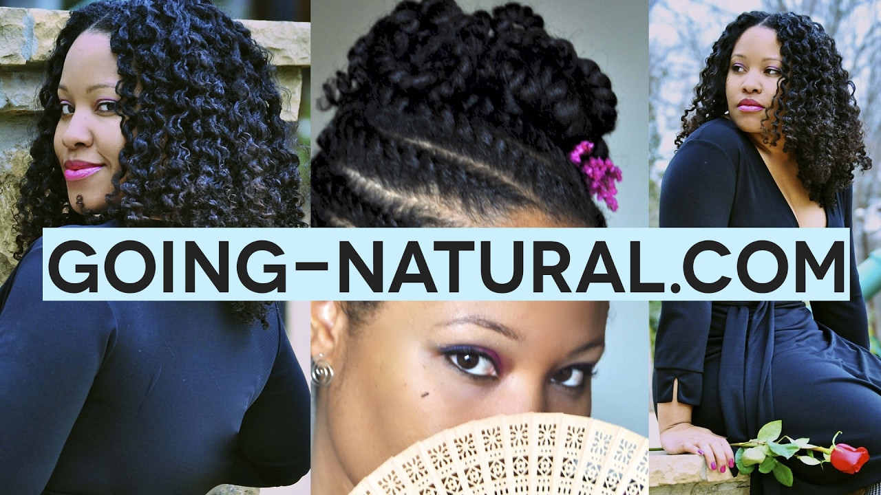 Going Natural Com Hairstyles For Valentine Youtube