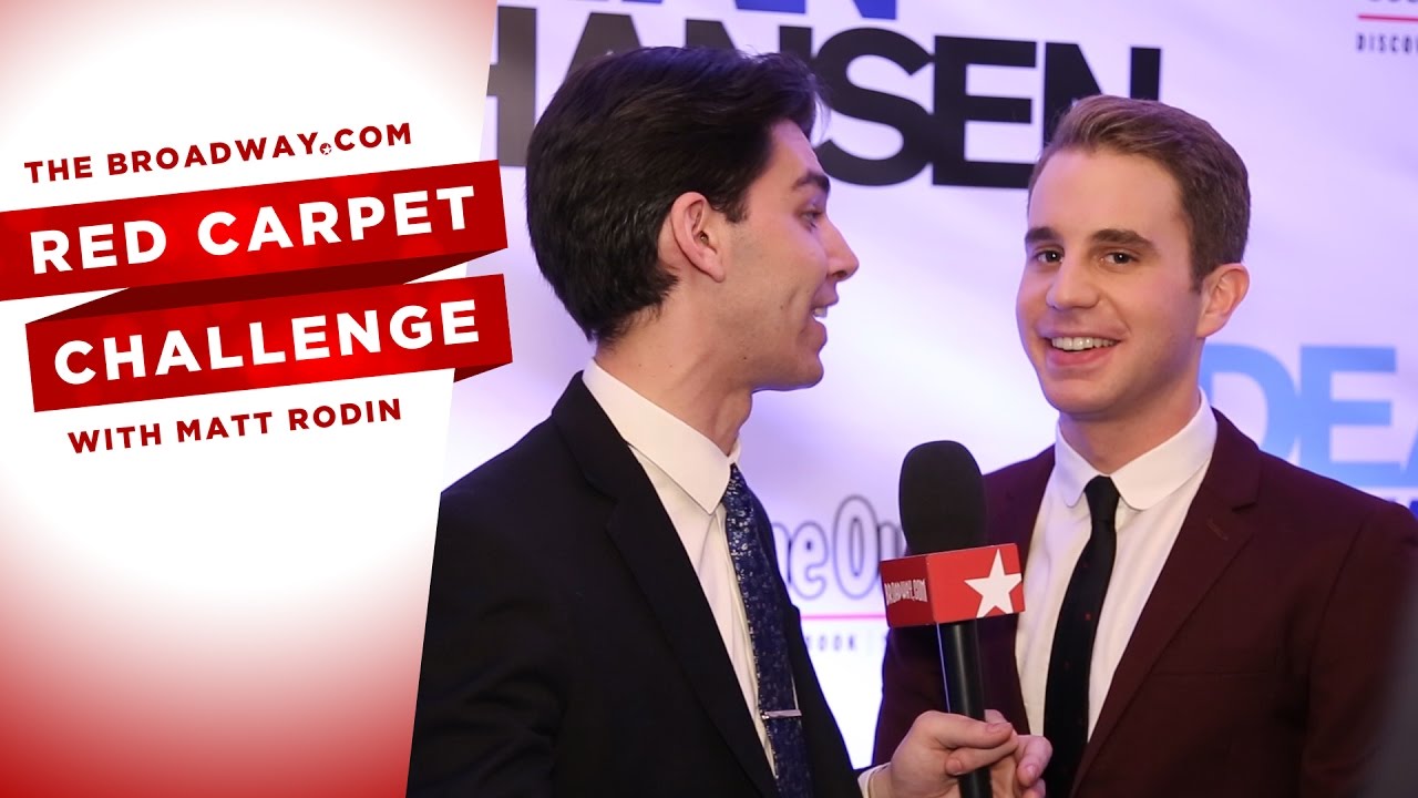 Red Carpet Challenge: "WTFDTSF" with Ben Platt & the Stars of DEAR EVAN HANSEN on Opening Night