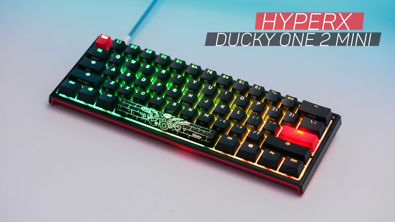 New Ducky One 2 Mini But With Better Hyperx Keyswitches Youtube