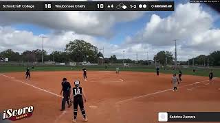 Schoolcraft College vs Waubonsee Chiefs Softball 2026 (2026.03.12) screenshot 1
