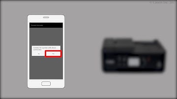 Connecting to a smartphone with Direct Connection (Android) (TR7500 series)