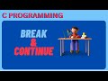 break &amp; continue in c programming | jump in loops | loop control statements | #programming