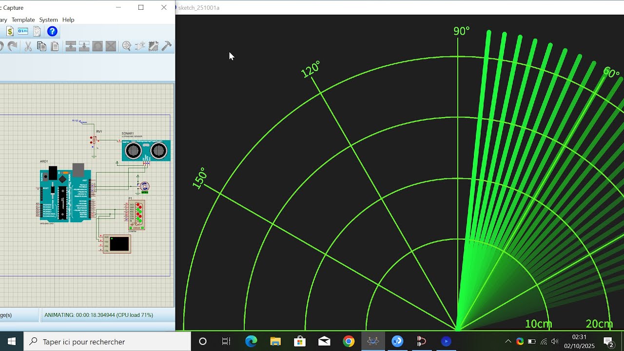 Building A Radar Module How to Build a Real-Time DIY Radar with Arduino, Proteus & Processing ...