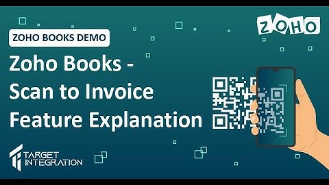 How to scan invoices in Zoho Books | Demo
