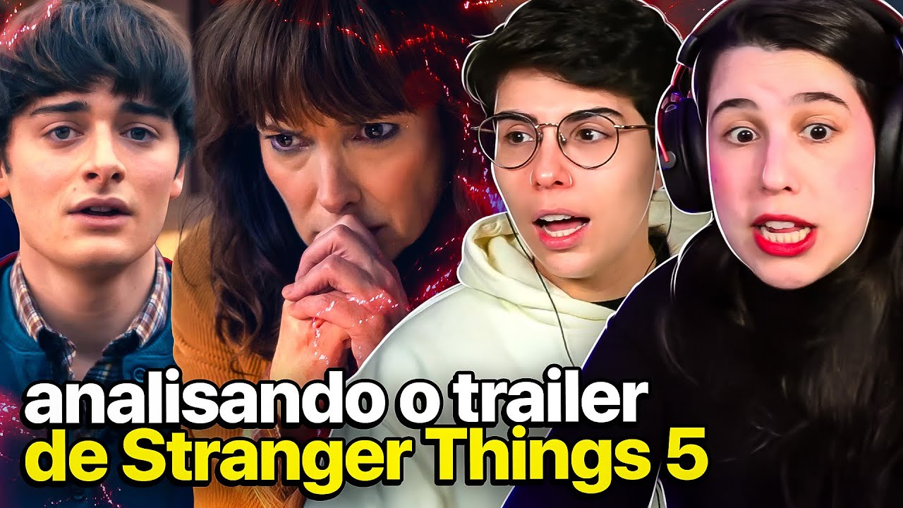 REAGINDO AO TRAILER DA ULTIMA TEMPORADA DE STRANGER THINGS! 