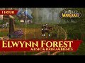 Vanilla Elwynn Forest - Music & Rain Ambience (1 hour, 4K, World of Warcraft Classic)