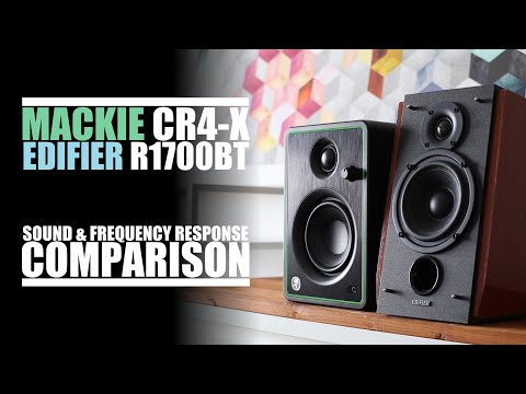 Mackie CR4-X  vs  Edifier R1700BT  ||  Sound, Distortion & Frequency Response Comparison