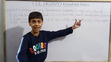 Q.NO.1|IE IRODOV|kinematics|Sarim Khan.