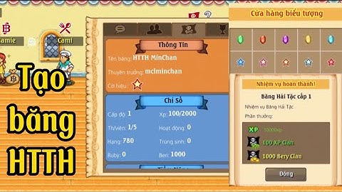 Hải Tặc Tí Hon: Tạo băng Hải Tặc