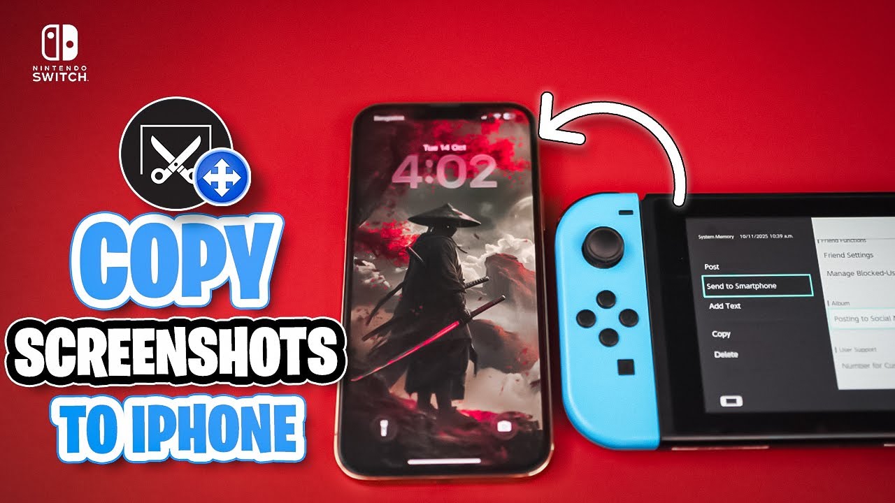 How to Copy Nintendo Switch Screenshots to iPhone Fast – Easy Step