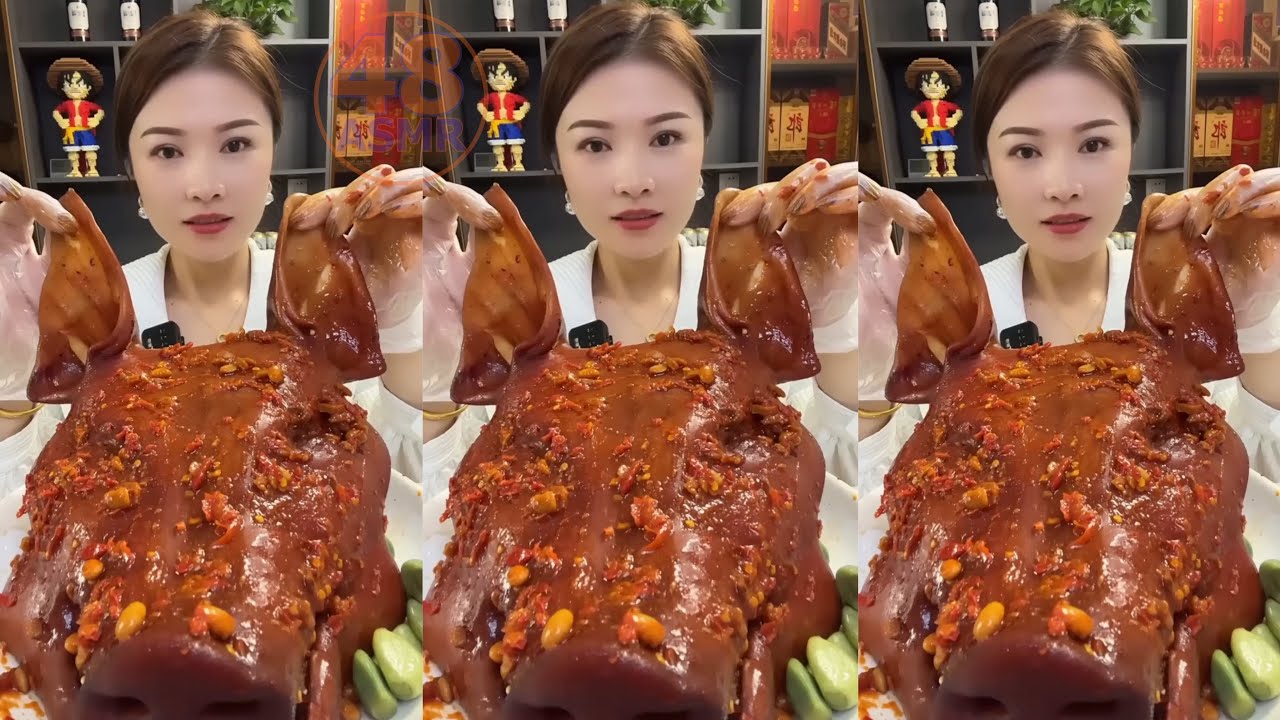 Delicious Eating 124 Ăn Đầu Heo Hầm Big Pig Head Eating Challenge ...