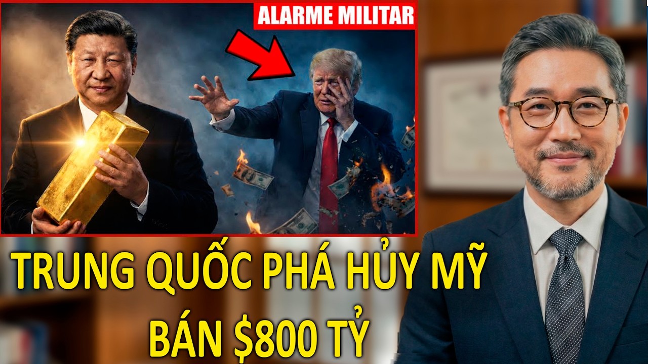 Trung Quốc PHÁ HỦY Mỹ: Bán TOÀN BỘ Trái Phiếu Kho Bạc (Điều Này Thay Đổi TẤT CẢ)