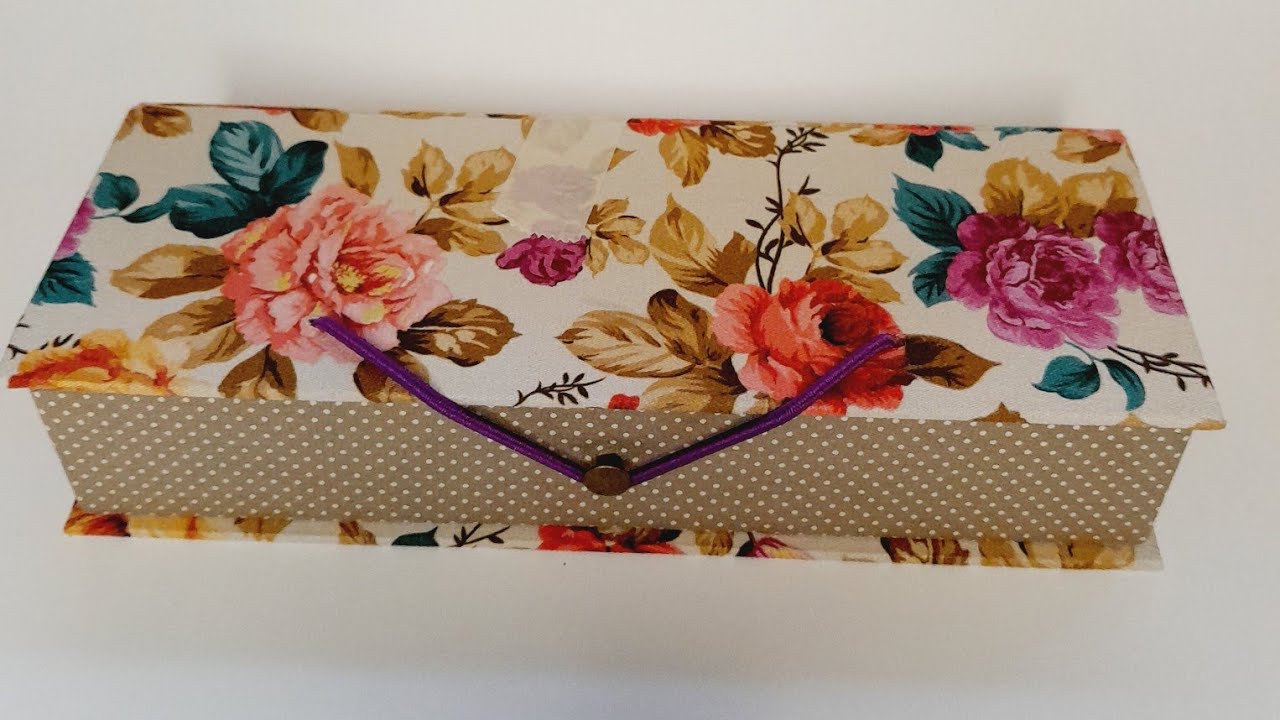 Caixa porta bis fácil de fazer (com medidas na descrição do video).