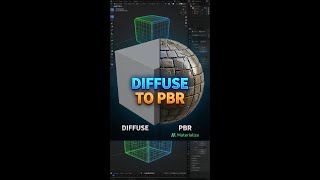 Cara Convert Diffuse ke PBR #tutorial #texture  #shorts