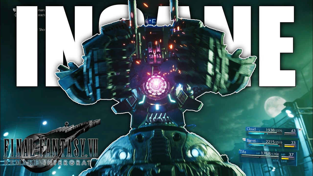 Final Fantasy 7 Remake Boss Fights Are INSANE - YouTube