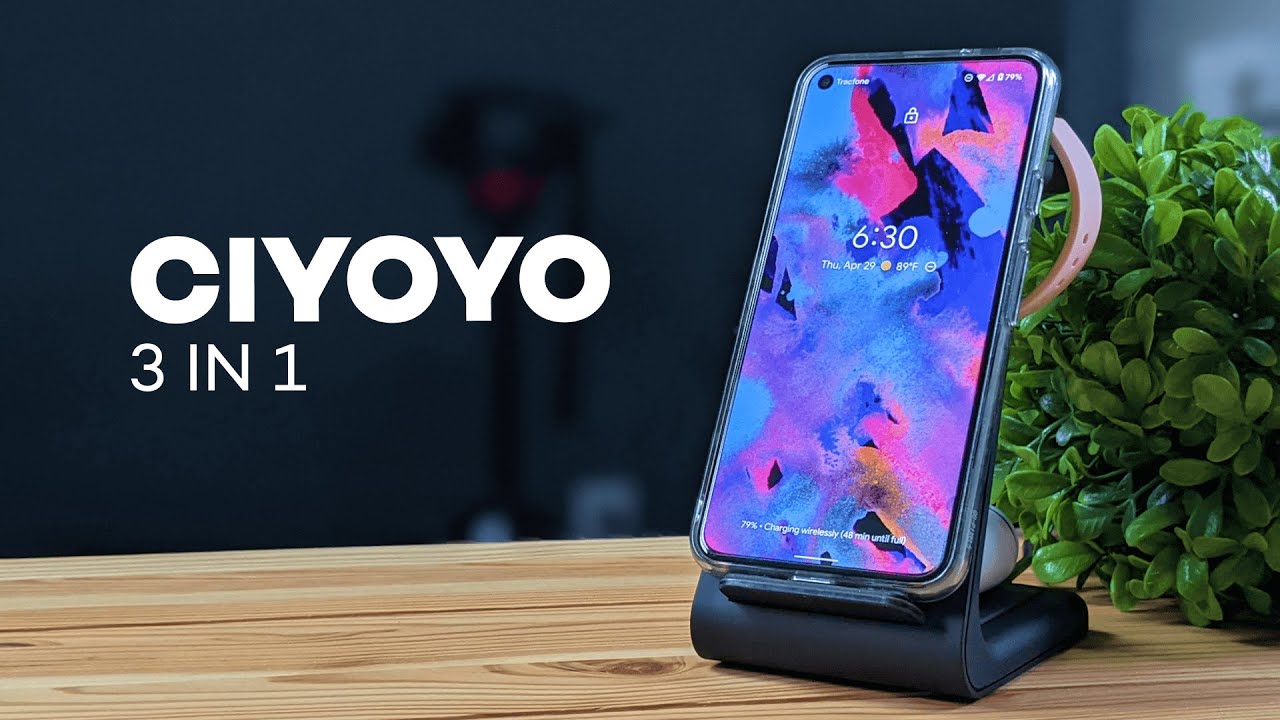 Ciyoyo 3 In 1 Fast Wireless Charging Station Dock Review Youtube<script async src=