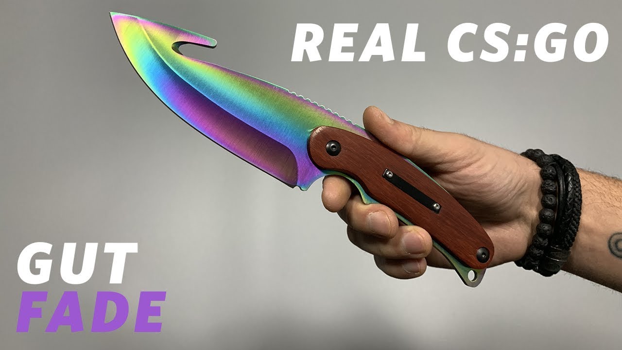 REAL CS:GO KNIVES - Gut - Fade - KNIFY