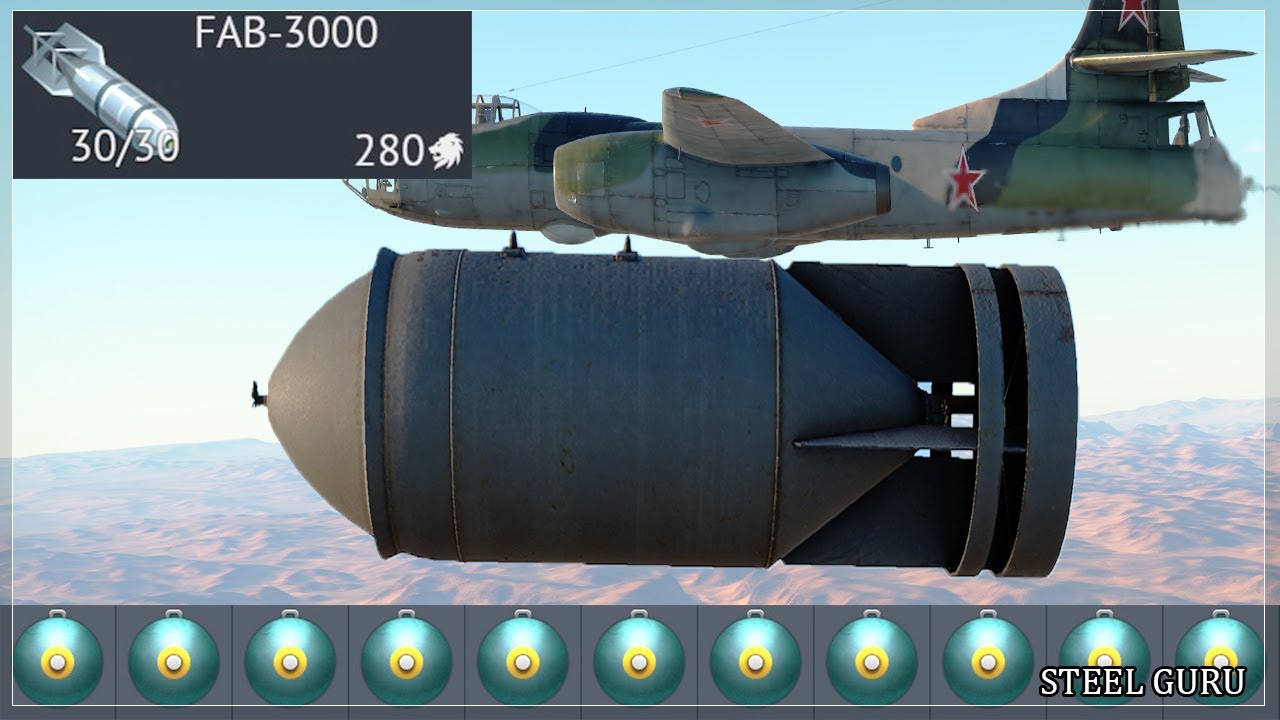 Dropping 3000KG HUGE BOMB 💣💣💣 INSANE BOMBING - YouTube