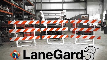 Introducing LaneGard 3 Folding Type III Barricade by PSS!